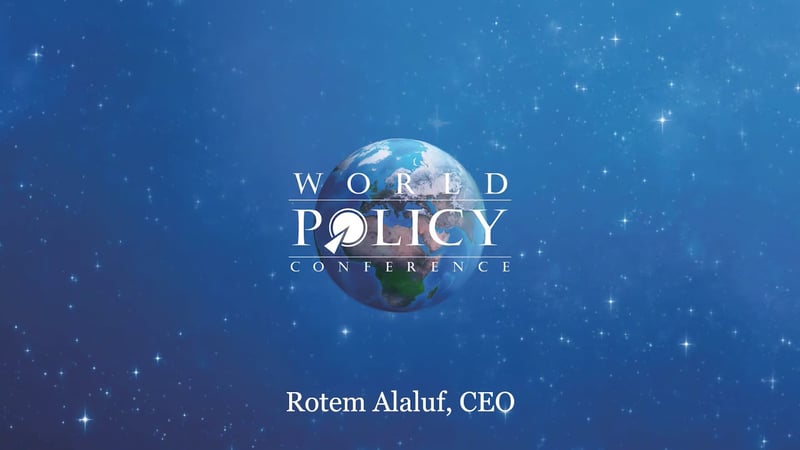 Wand AI CEO, Rotem Alaluf, Speaks at the World Policy Conference